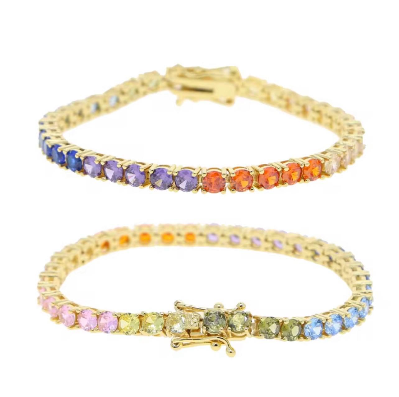Colorful Zircon Bracelets