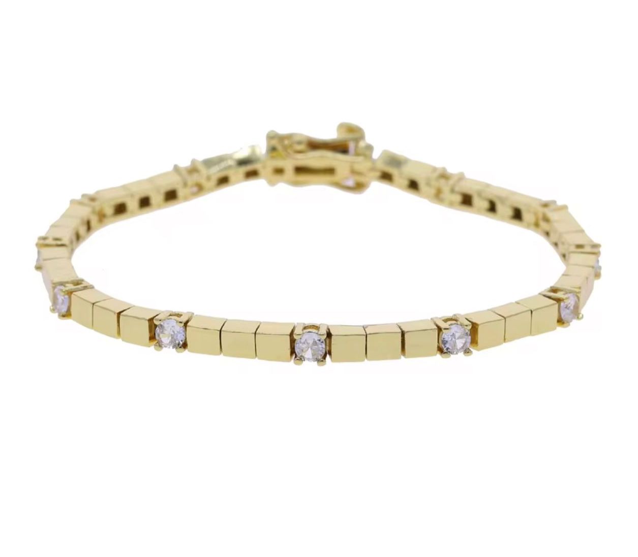 Bracelet with Clear Cubic Zirconia