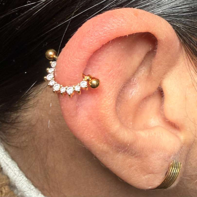 Crescent Moon Piercing