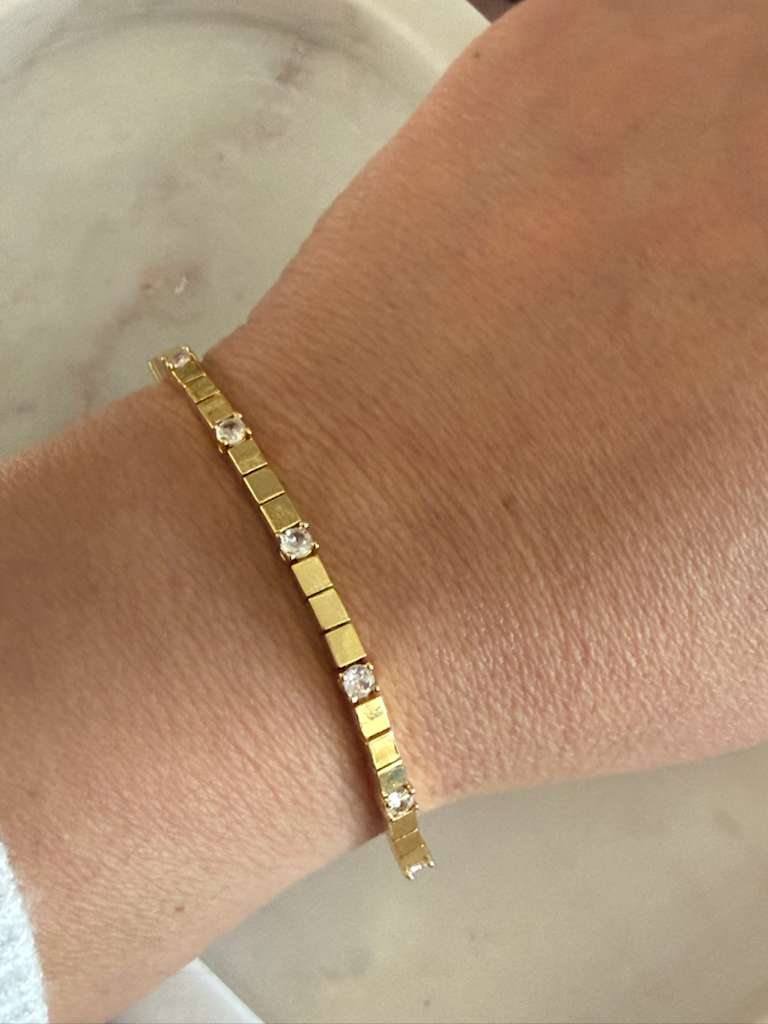 Bracelet with Clear Cubic Zirconia