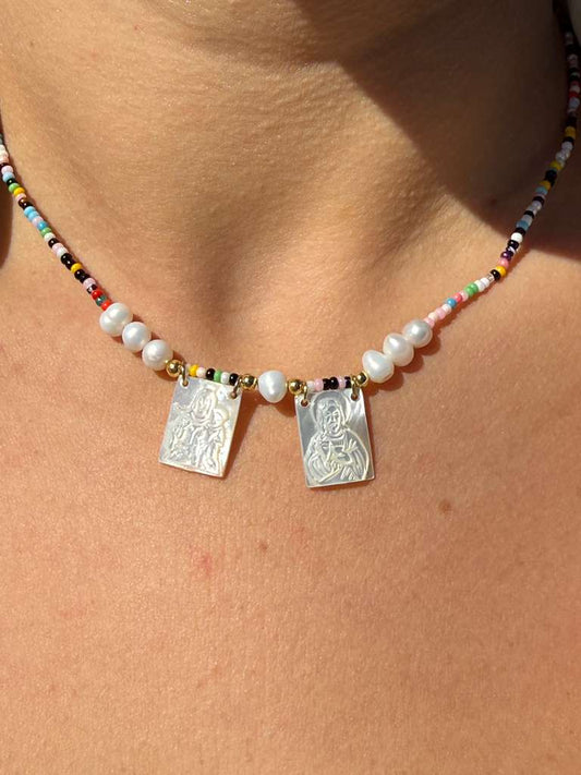 Scapular of Colors and Pearls