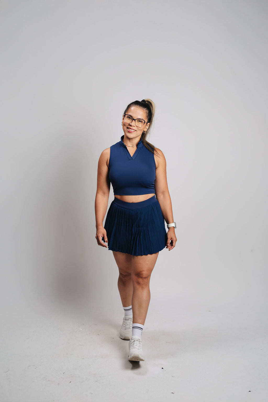 Pleated Skirt Set